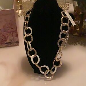 Summer Necklace by Monet big chunky necklace NWT good clasp gold tone